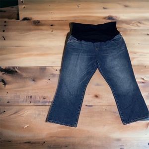 Liz Lange Maternity cropped jeans size 18